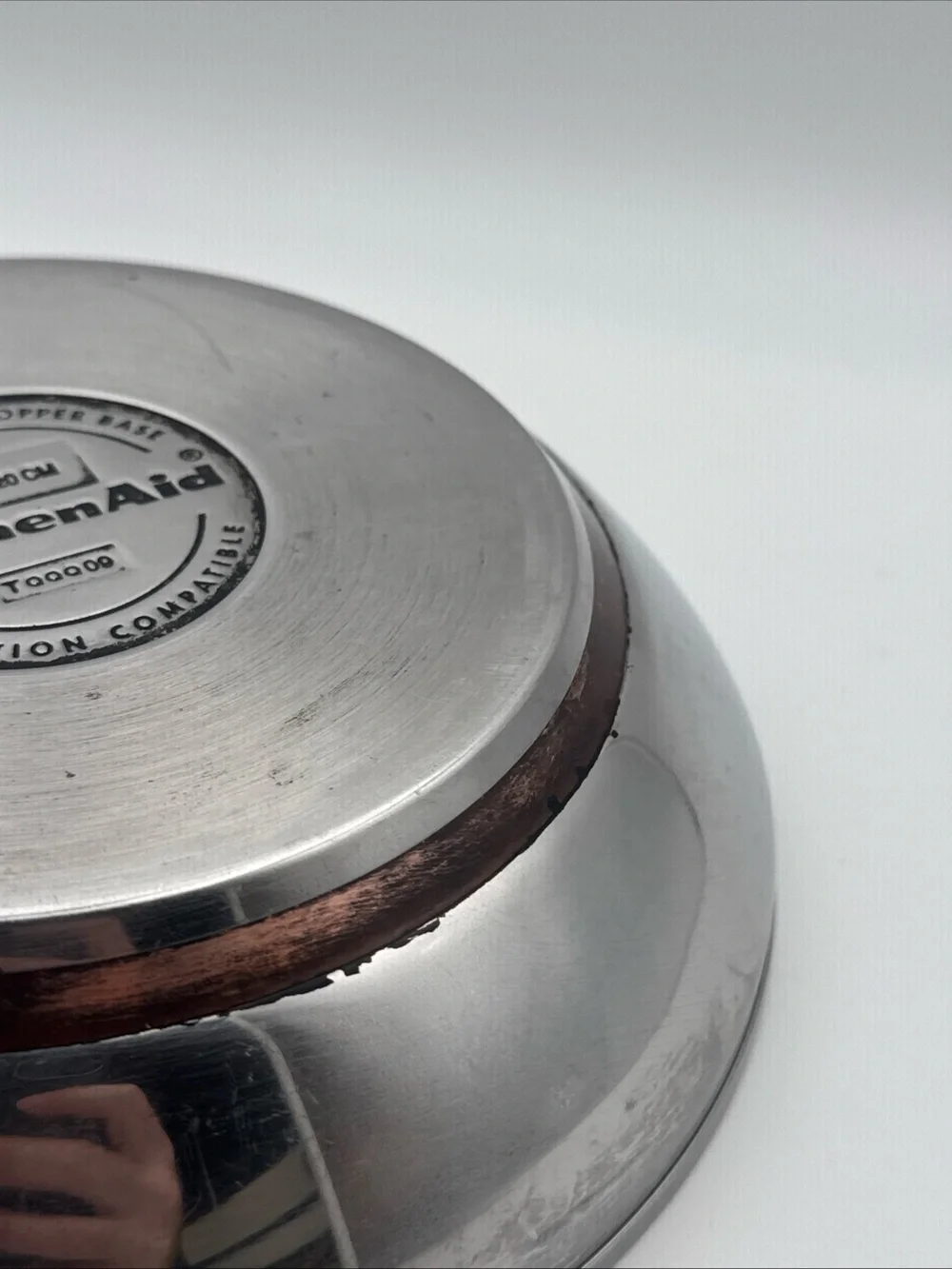 KitchenAid Stainless Steel 5-Ply Copper Base 8” Frying Pan Skillet Induction